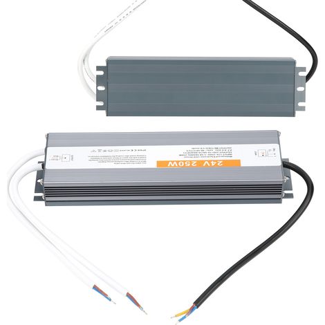 Alimentation LED étanche 250W 24V DC pour projecteurs extérieurs, éclairage jardin (1/5)
