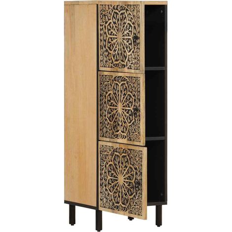 Maison Exclusive - Credenza 40x33x110 cm in Legno Massello di Mango (1/5)