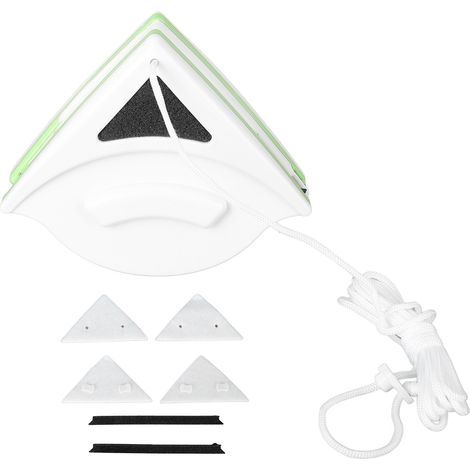 Essuie-glace Double face pour fenêtre, poignée ergonomique en plastique, nettoyage magnétique du verre pour résidentiel de grande hauteur, 20-30mm (1/5)