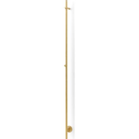 Sèche-serviette électrique 170cm 30W inox 316 – Laiton brossé – Puissance 30W – Design moderne pour salle de bain (1/5)