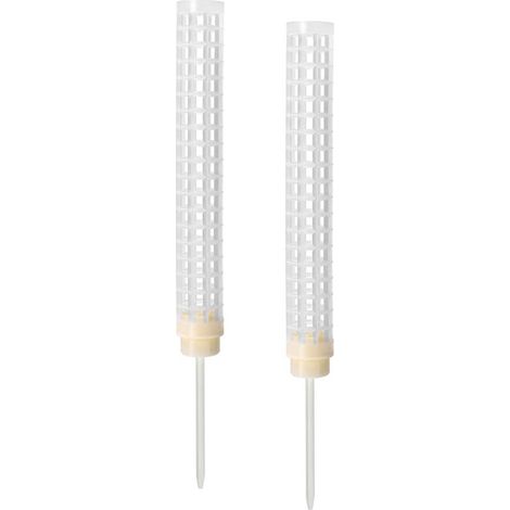 2 colonne di muschio acquatico alte 25 cm, set di supporto per muschio, modellatura di piante rampicanti, colonna di cocco marrone con base -Crezuo