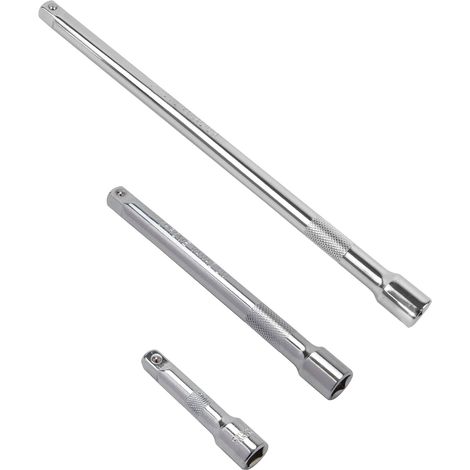 Rallonge Cliquet 1/4,50, 100 et 150 mm,Rallonge 1/4 pout Cliquet Acier au chrome vanadium