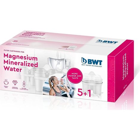 Cartouche filtrante, enrichie au magnésium, Compatible Brita Maxtra, Pack 5+1 814335 (1/5)