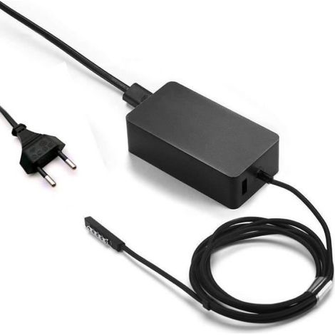 Surface Pro 2 Chargeur, AUKEH Adaptateur d'alimentation 48W 12V 3.6A Pour Microsoft Surface RT - 2 Surface Pro 1 Surface Pro 2 1536