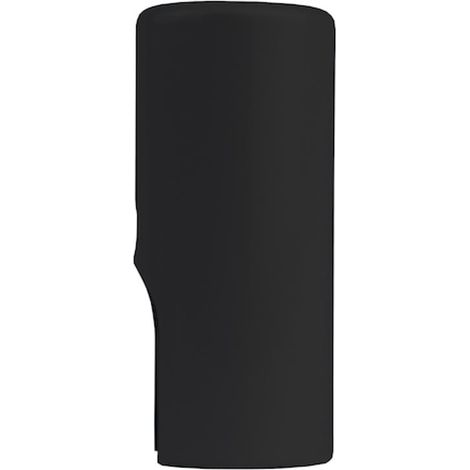 Cache contemporain aluminium pour fiche standard diamètre 13 mm laqué noir - OTLAV