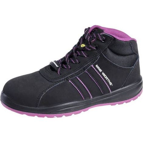 Chaussures de Sécurité Montantes Femme Venus - Taille 37 - Noir - Résistant et Confortable - D-Work