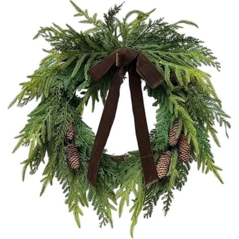 Guirlande Artificielle - Feuilles De Laurier - Eucalyptus Et Baies - 50 Cm - Décoration Porte Intérieure Extérieure Mur Fenêtre Fête Mariage - 1 Pièce (1/5)