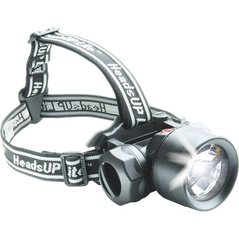 Trade Shop - Linterna Frontal 6 Leds Pesca Cuevas Haz De Luz Impermeable -