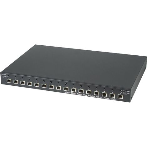 BeMatik - Vidéo et émetteur-récepteur de données pour Rack19 RJ45 à 16 ports BNC TPP016VPD (1/5)