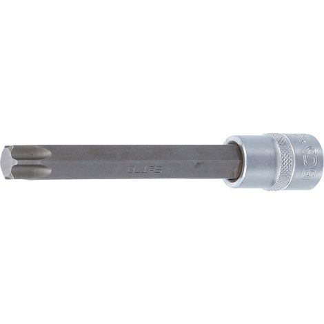 Punta de vaso  longitud 140 mm  entrada 12,5 mm (1/2")  perfil en T (para Torx) T70 (1/3)