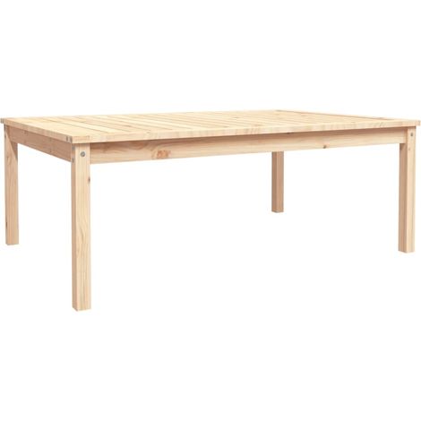 Maison Exclusive - Gartentisch 121x82,5x45 cm Massivholz Kiefer