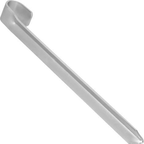 KOTARBAU® Ancrage au Sol - Acier Galvanisé - 430 mm - Argent - Piquet Ancrage - Piquet de Fixation - Piquets de Tente - Fixation Trampoline au Sol (1/5)