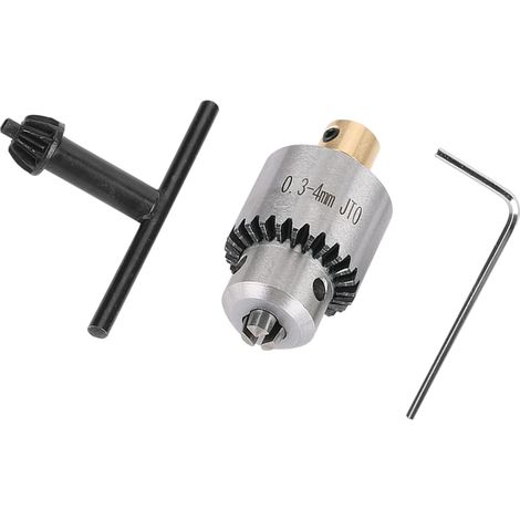 Lntyq Micro Jto Drill Micro Jto Chuck avec clé pour un Travail de Précision 0,3 à 4 Mm Couche Montée sur un à Forage électrique ENSIGNEMENT MÉTAL METAL DIRY (1/5)
