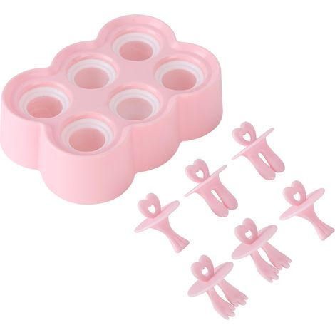 Kreative, selbstgemachte Eisform für DIY-Eisriegel – ideal zum Sommerbacken, Rosa (1/5)