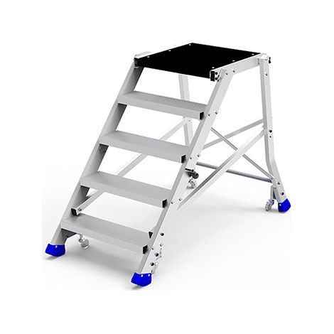 Plattformleitern 4 Stufen - Maximale Arbeitshöhe. 2.80m - ES304-R (1/4)