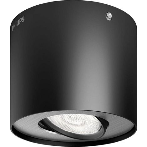 Philips LED Phase Lampe en saillie LED LED intégrée 4.5 W blanc chaud noir (1/5)