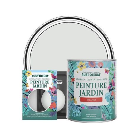 Peinture Jardin, Finition Brillante - Gris Papier (1/2)