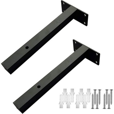 15 cm Regalträger, 2er-Set, unsichtbare Wandmontage, Industriestil – AquaForge