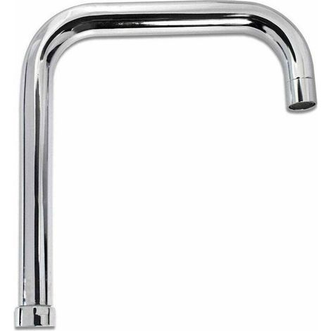 YMYNY Bec de rechange pour mitigeur d'évier de cuisine en chrome poli de 26 cm - (1/5)
