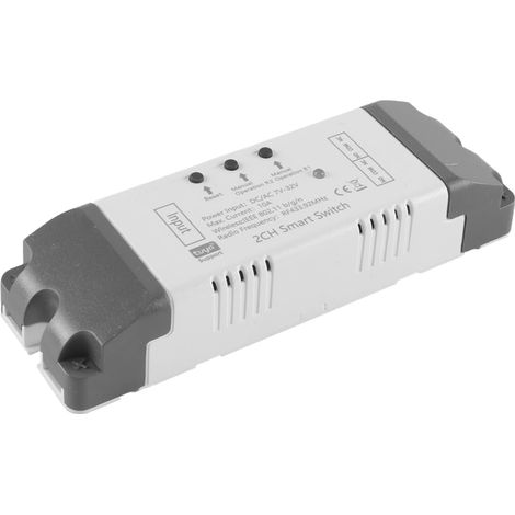Contrôleur d'actionneur linéaire électrique Wi-Fi à 2 canaux – Relais intelligent (DC12 V/24 V, compatible avec l'assistant vocal) (1/4)