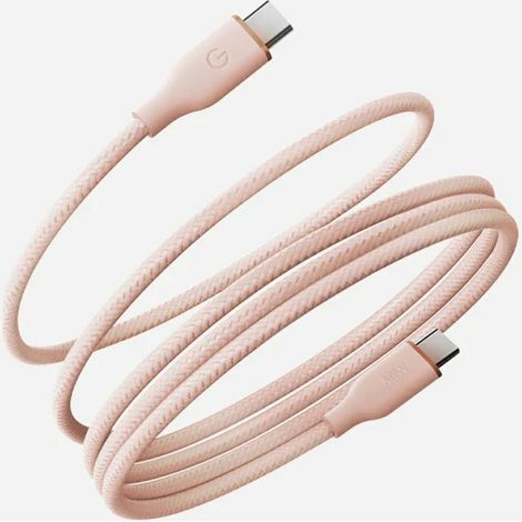 Energea Helix 60 USB-C-zu-USB-C-Magnetkabel, 480 Mbit/s, 60 W, 1,5 m, Pink (1/2)