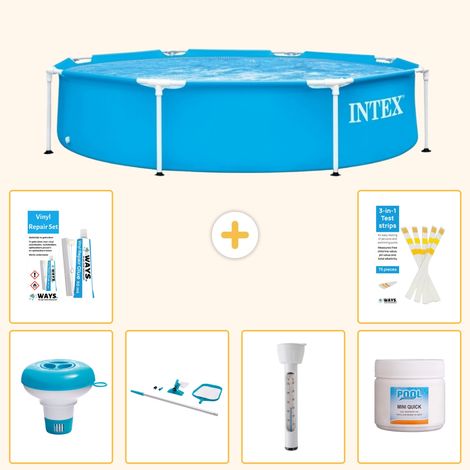 Intex Piscine Tubulaire Ronde - 244x51 cm - 7-pièces S22448 (1/5)