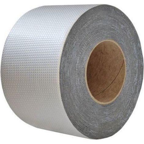 1 Rouleau Ruban adhésif,Aluminium butyle,Étanche 5cmx5M,Résistant -40 à 120°C,Toiture plomberie (1/4)