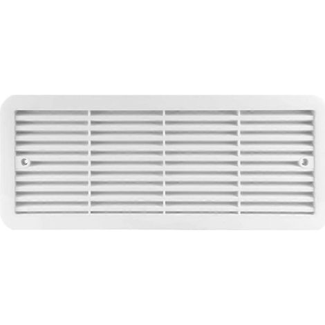 Ventilateur d'extraction de radiateur pour VR, couvercle de sortie d'air latéral pour VR, aérations anti-poussière pour VR, caravanes et remorques, blanc (1/5)