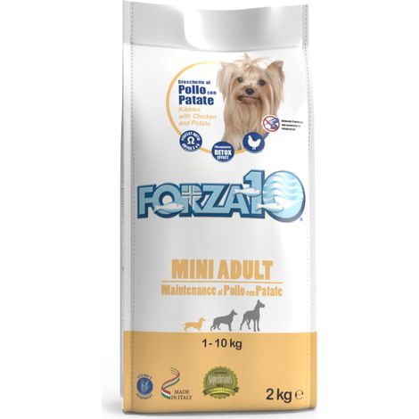 Forza10 Dog Maintenance Mini Adult Pollo e Patate  - Forza10 Dog Maintenance Mini Adult Pollo e Patate - Sacco Da 2 Kg (1/2)