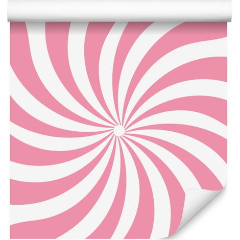 Carta da parati Hippie rosa cipria, sfondo rosa cipria 50x1000 cm (1/5)