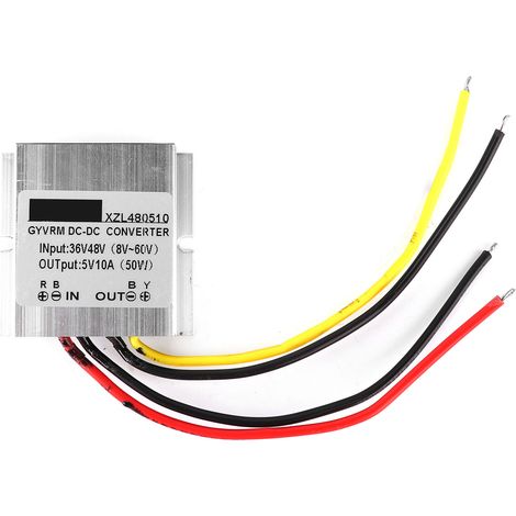 Convertisseur régulateur de tension étanche DCDC 48 V vers 5 V, 10 A, 50 W (1/5)