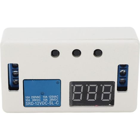 Module relais temporisé 12 V CC avec sortie 10 A, déclencheur (1/5)