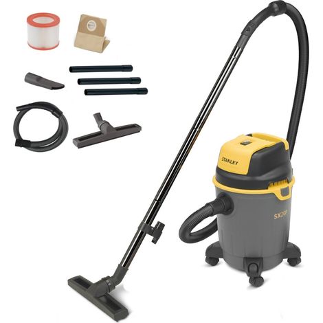 Aspirateur Eau et Poussière Stanley SXVC20PE Puissance absorbée 1200 W, Capacité cuve 20 l