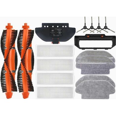 Pour Xiaomi Mi robot aspirateur laveur Pro STYTJ02YM Viomi V2 V3 SE Conga 3490 3690 accessoires brosse principale et latérale filtre HEPA (1/5)