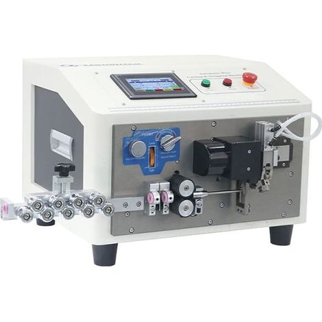 Macchina automatica per il taglio e la spelatura di cavi unipolari da 1 a 6 mm² con lunghezza estremamente corte (1/2)