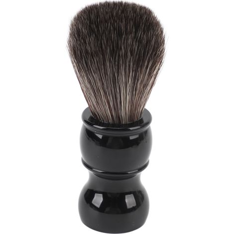 Pinceau de rasage à poils synthétiques doux, pinceau de rasage professionnel à mousse rapide et nettoyage efficace, avec manche pour hommes (1/5)