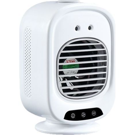 Ventilateur brumisateur USB pratique pour l'extérieur, voyage, bureau, intérieur et extérieur, brumisation portable (1/5)
