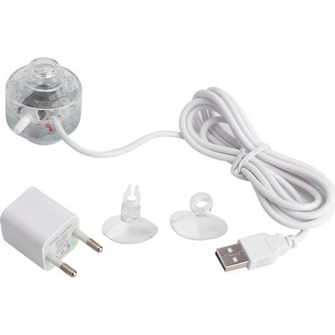 Lampe de décoration d'aménagement paysager Submersible imperméable d'aquarium de lumière de bulle d'aquarium sous-marine EU (1/5)