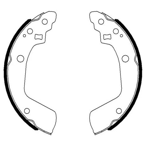 Jeu de mâchoires de frein Textar 91078600 SUZUKI 5320063J02