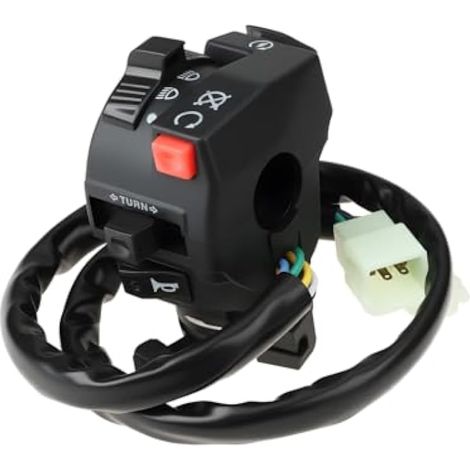 Interrupteur de guidon gauche compatible avec modèles Jinling JLA 21B 250cc 931E 276 300cc 923 Trike (1/4)