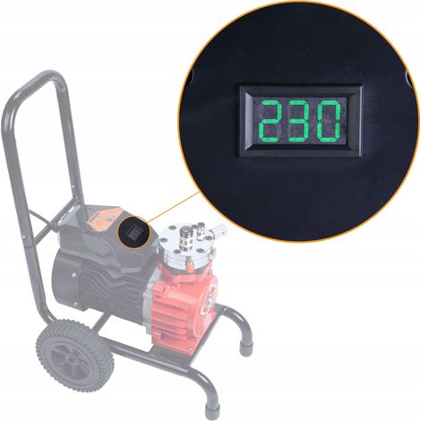 Display LCD per Rosfix Red Strong Storm 1100 RSS05 3500W – Monitoraggio Preciso Tensione  Schermo Digitale LCD  Montaggio Slot Fabbrica