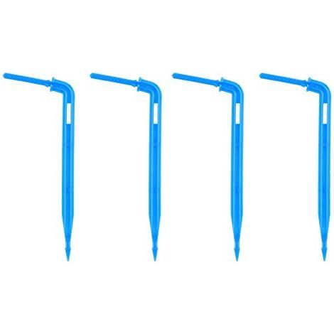 50 pcs Bend Arrow Dripper émetteur kit d'irrigation pour serre Jardin Fixations - (1/5)