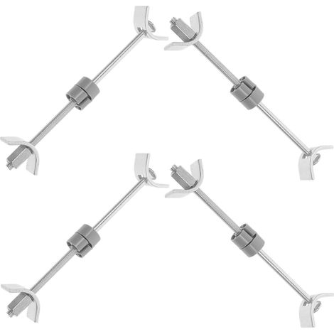 Lot de 4 connecteurs métalliques pour meubles et comptoirs de cuisine (1/5)