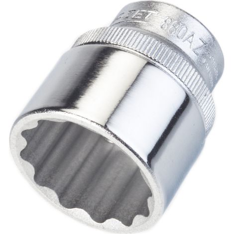 Hazet 880Az-15/16 Inserto per Chiave a Bussola a Doppio Esagono, Argento, Attacco Quadro, Cavo, 10 mm 3/8 di Pollice