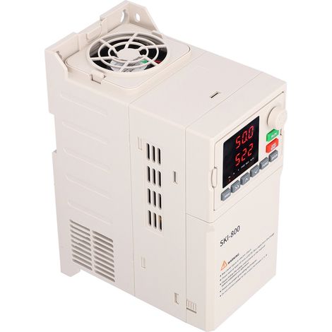 Variateur de fréquence SAKO Vector SKI800 4KW, triphasé 380VAC entrée/sortie, usage intensif, convertisseur industriel robuste (1/5)