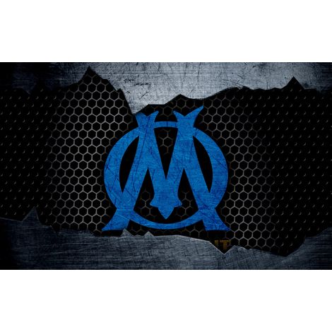 Papier peint panoramique Foot / Football - OM - Olympique de Marseille - 130 cm x 81 cm (1/2)