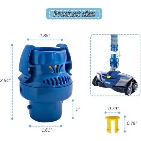 NALOOKAMIC Remplacement de la vanne de régulation de débit FRV100 pour les robots nettoyeurs de piscines automatiques enterrés Zodiac MX8 MX6 Elite Series (1/4)