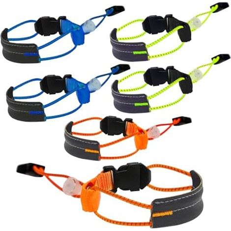 6 Stück Hosenklammer Fahrrad, Fahrrad hosenklammer Mit Gummizug und Jack Hosenschutz Fahrrad mit Reflektorstreifen Elastisch Reflektorband Running Sicherheitsband für Radfahren Joggen Wandern (1/5)