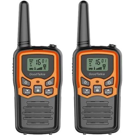 Talkie-walkie Talkie-walkie longue portée Randonnée Camping Home Talkie-walkie (Pack de 2 orange) (1/5)