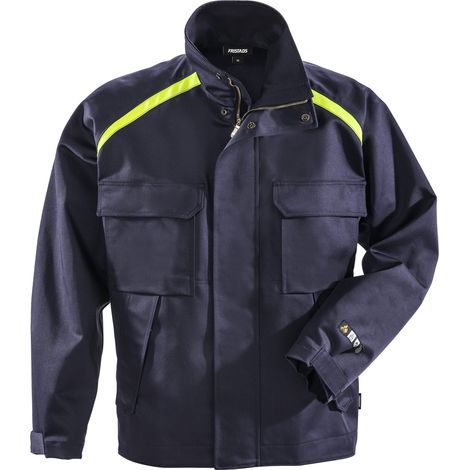 FRISTADS 100334-540 Flame Schweißer-Jacke 4031 FLAM Gr.2XL Marineblau (1/2)